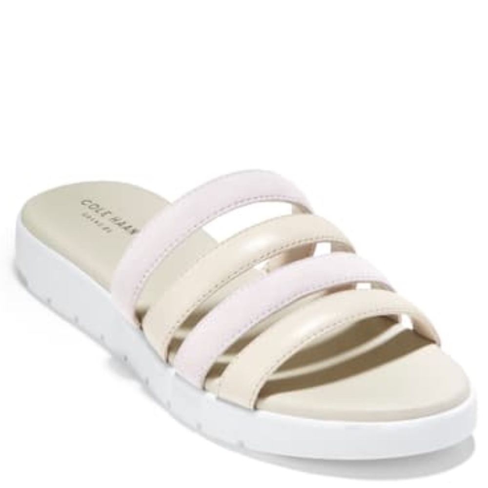 COLE HAAN ZEROGRAND SUEDE STRAPPY SLIDE SANDALS 8 - Picture 7 of 11